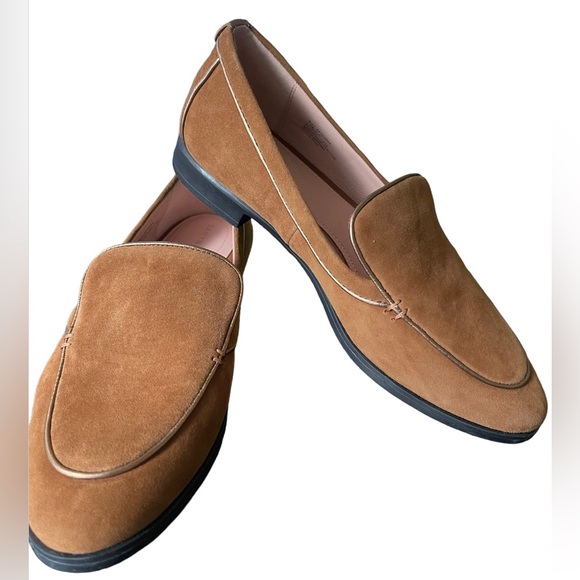 Taryn Rose Shoes - Taryn Rose Womens "BRYN 34TRO604" Brown Suede Loafer Size 7.5